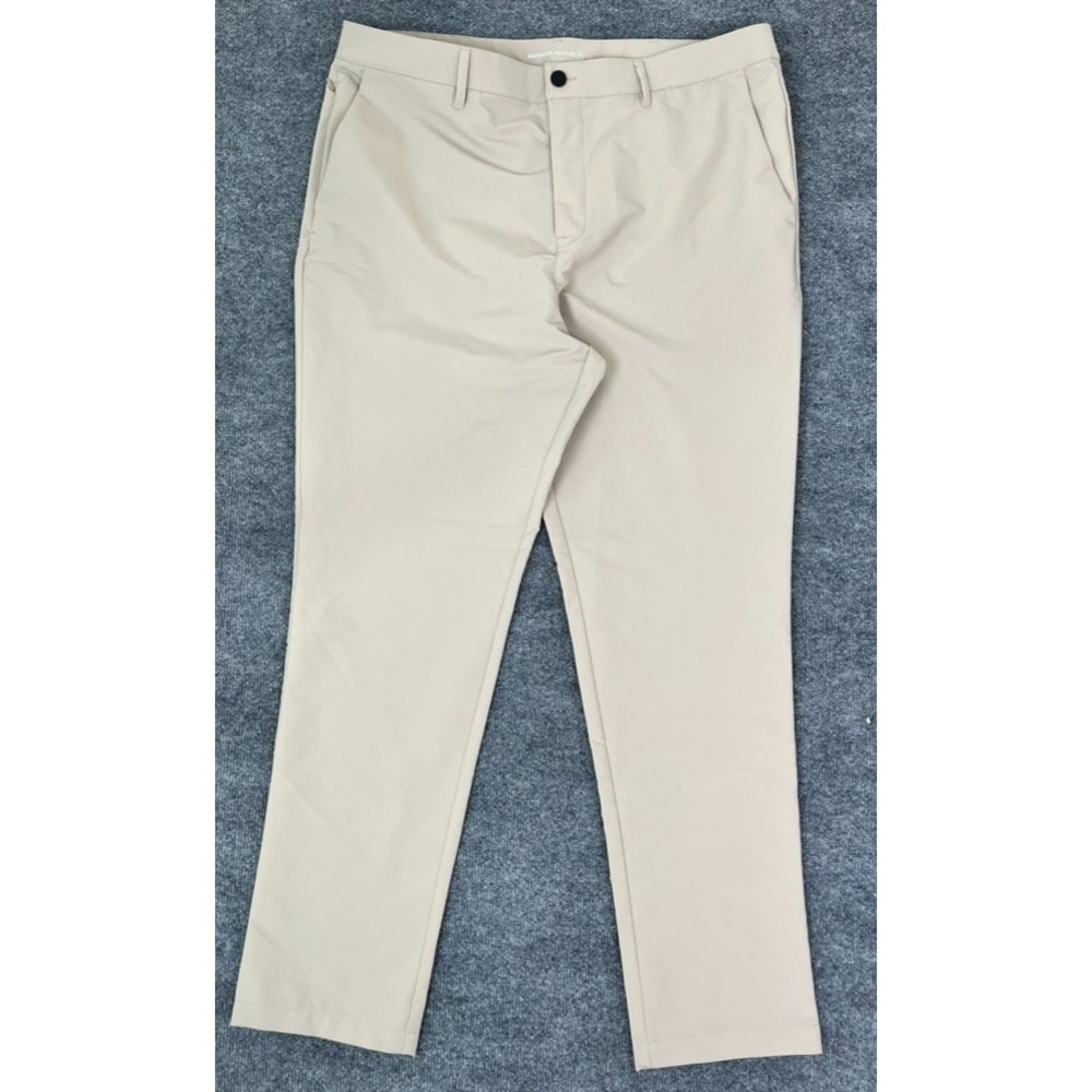 Banana Republic Mens Beige Polyester Staright Leg Pants Size 40X32